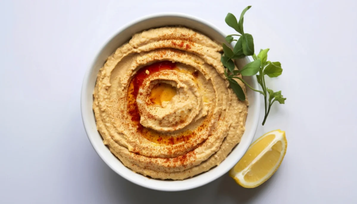 Houmous de pois chiches et poivrons grillés