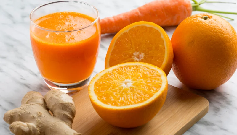 🥤 Jus détox carotte-orange-gingembre