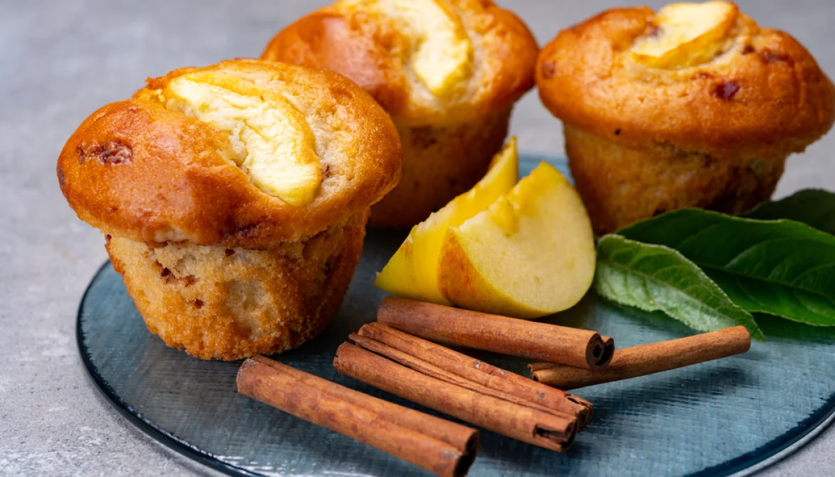 Muffins aux pommes et cannelle