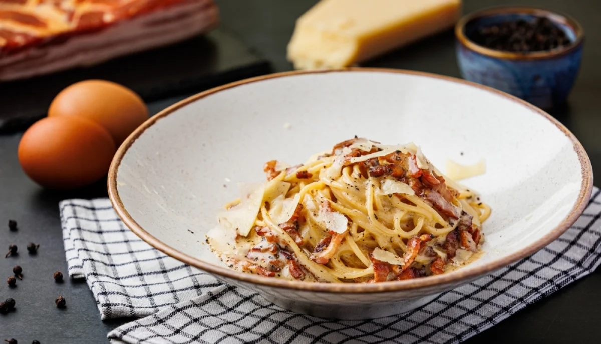 🍝 Pâtes à la carbonara : l’authentique recette italienne (et pourquoi dire non à la crème !)
