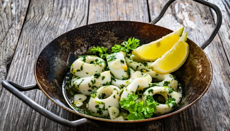 Poêlée de calamars