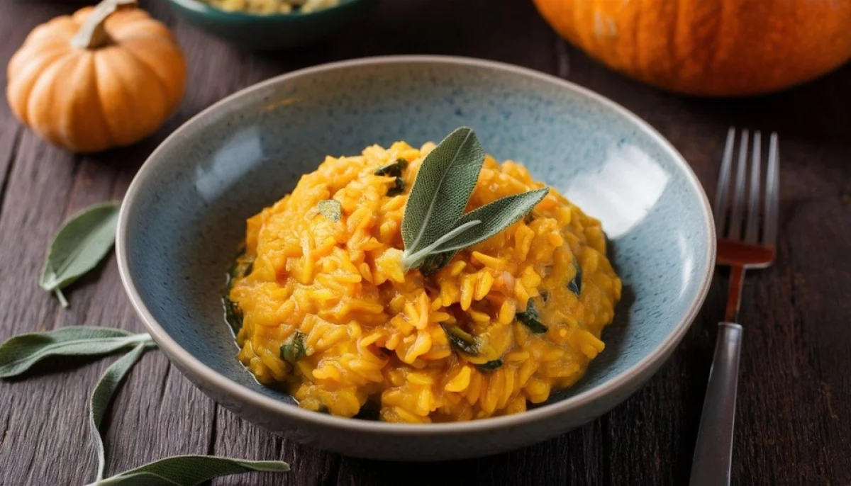 Risotto rapide au potiron et parmesan