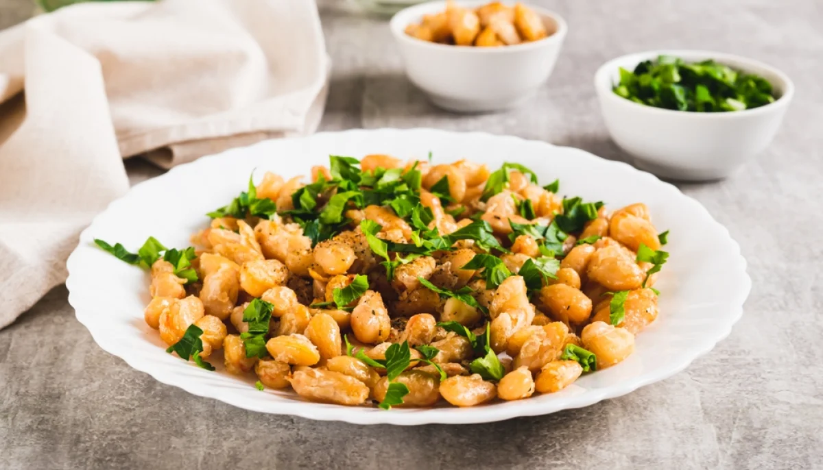 🥗 Salade tiède de haricots blancs et herbes fraîches