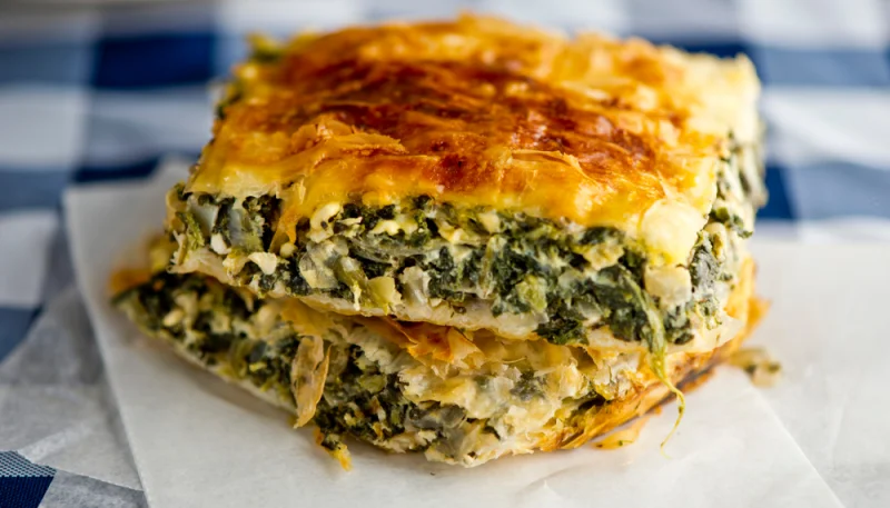 🥬 Spanakopita (feuilleté grec aux épinards et feta)