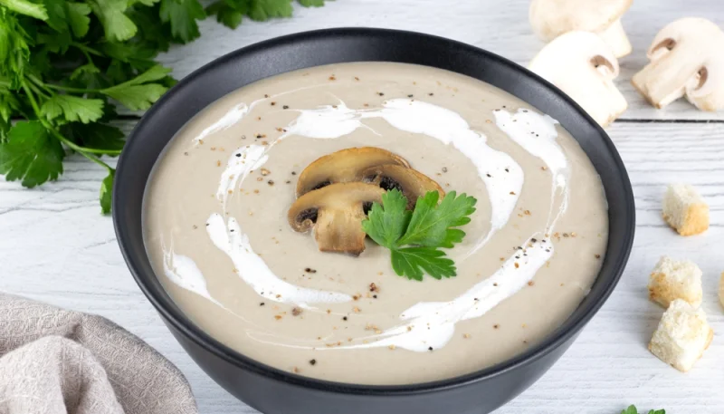🍄 Velouté de champignons rapide