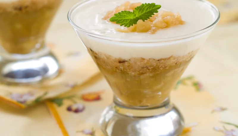 Verrines poires et spéculoos