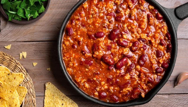 Chili con carne rapide à la cocotte