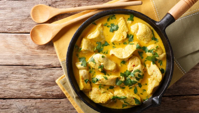 🍗Curry de poulet doux et onctueux