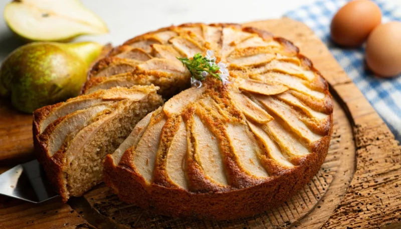 🍰Gâteau moelleux aux poires et amandes