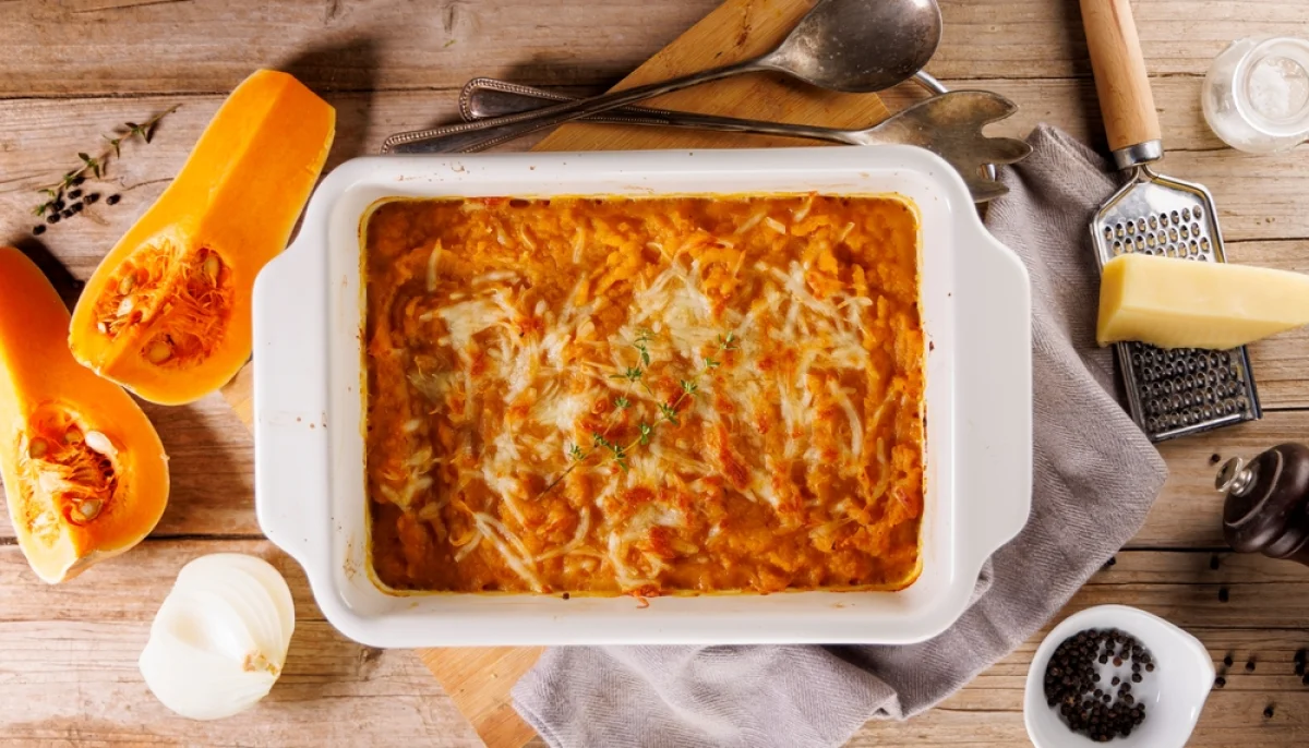 Gratin de courge butternut facile et crémeux