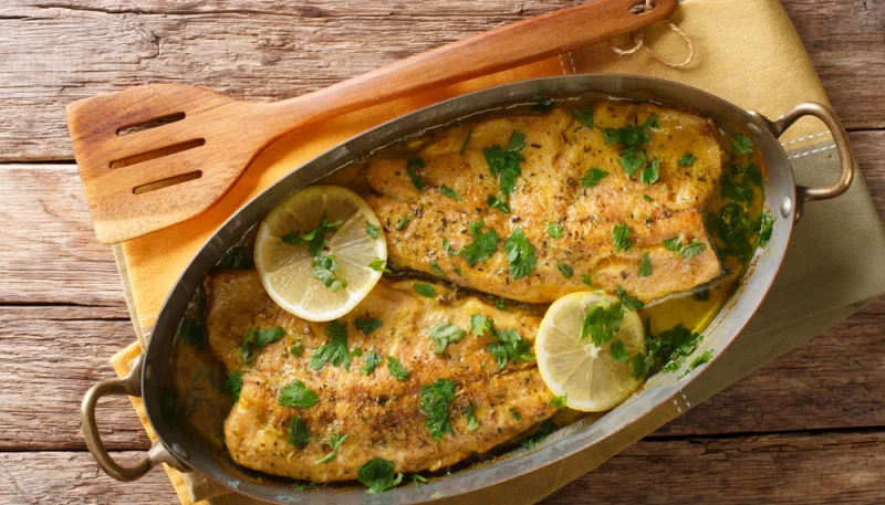 🐟Pavé de truite au beurre citronné