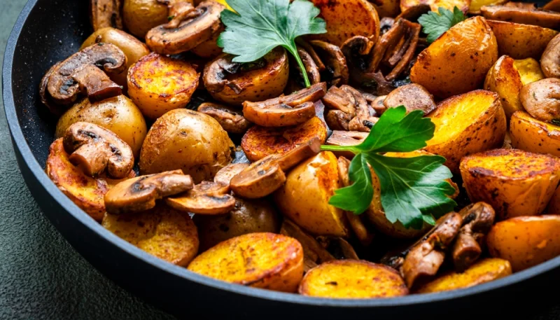 🍳 Poêlée de pommes de terre et champignons façon bistrot