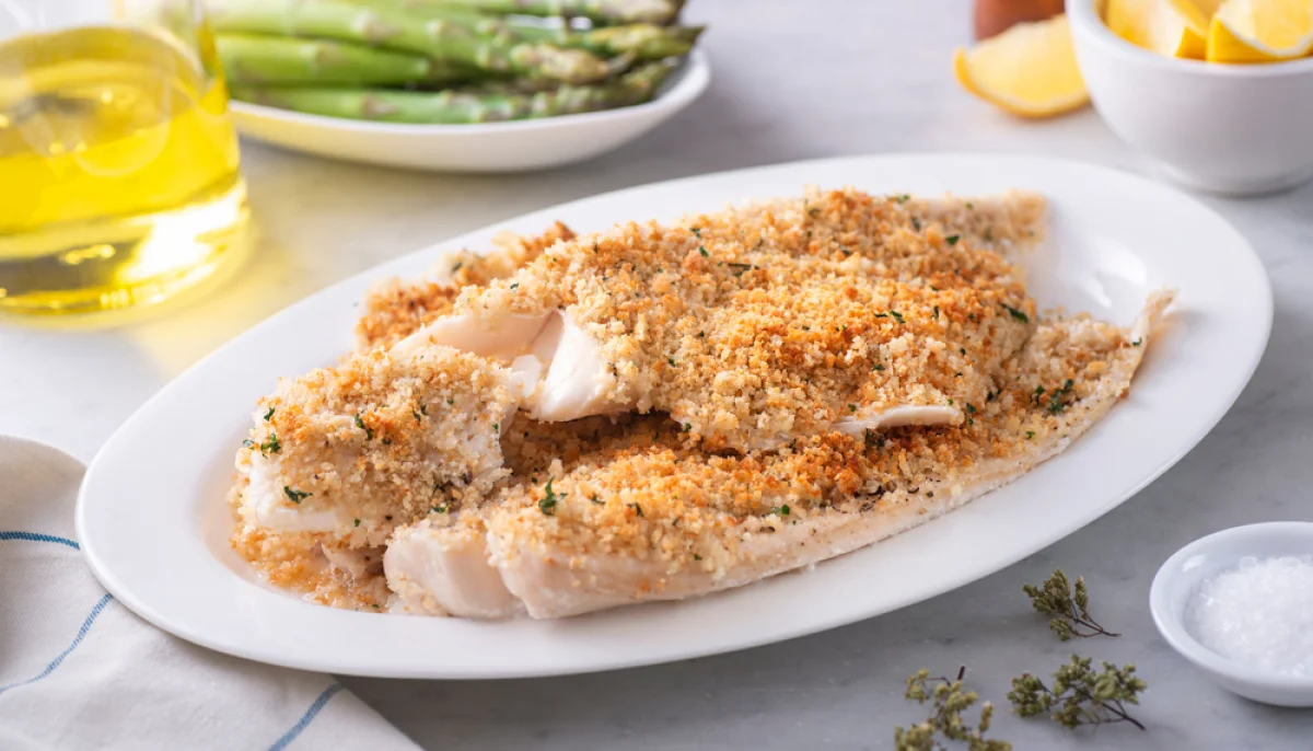 🐟 Poisson blanc en croûte de parmesan
