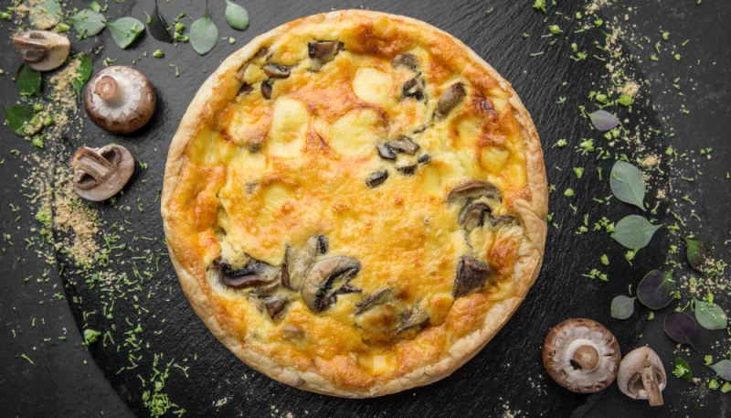 🍄Quiche aux champignons et jambon