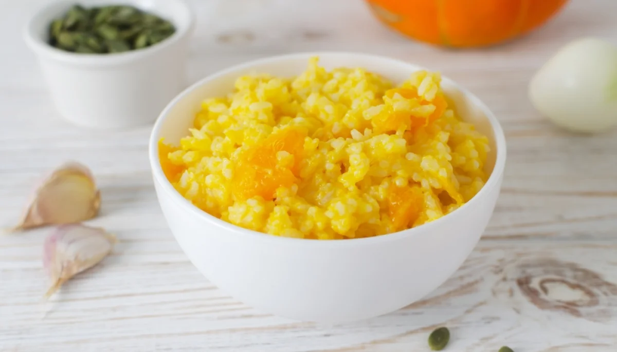 🎃Risotto d’automne au potimarron et parmesan