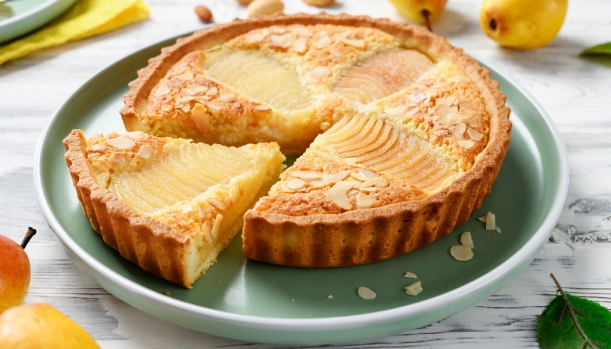 Tarte poire-amande façon Bourdaloue