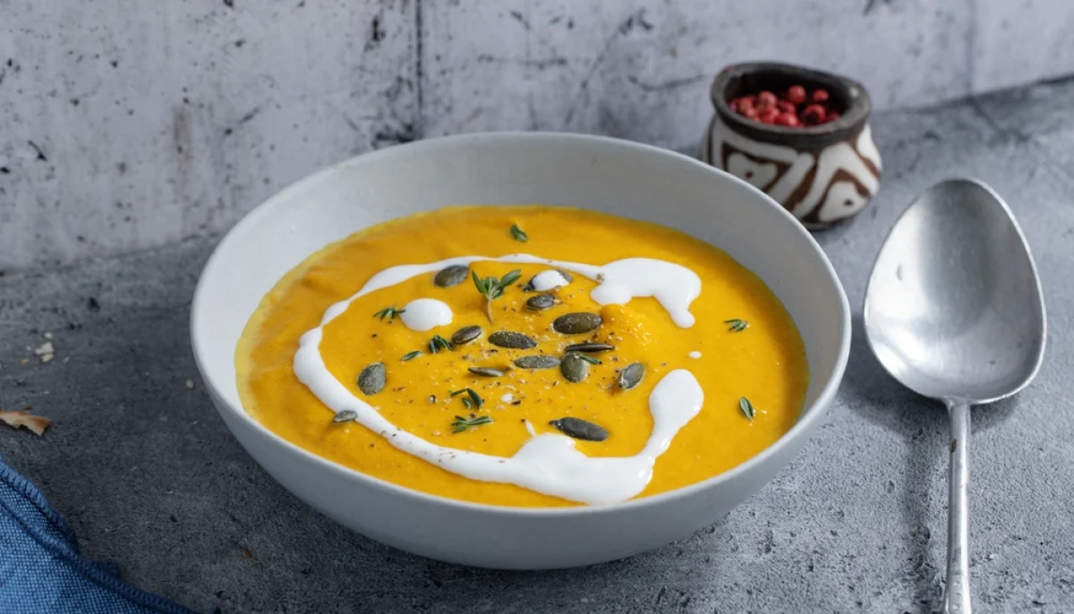 🎃Velouté de potimarron express au lait de coco