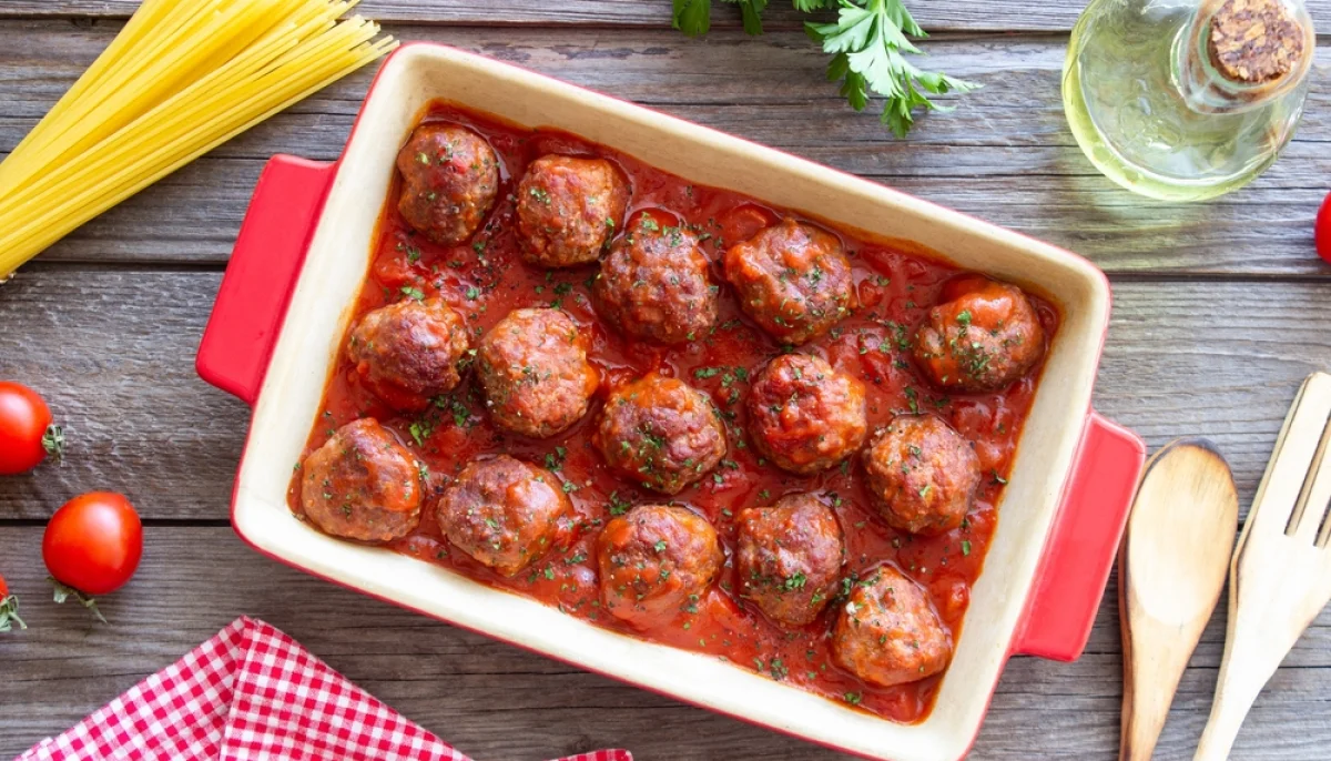Boulettes de bœuf à la sauce tomate maison