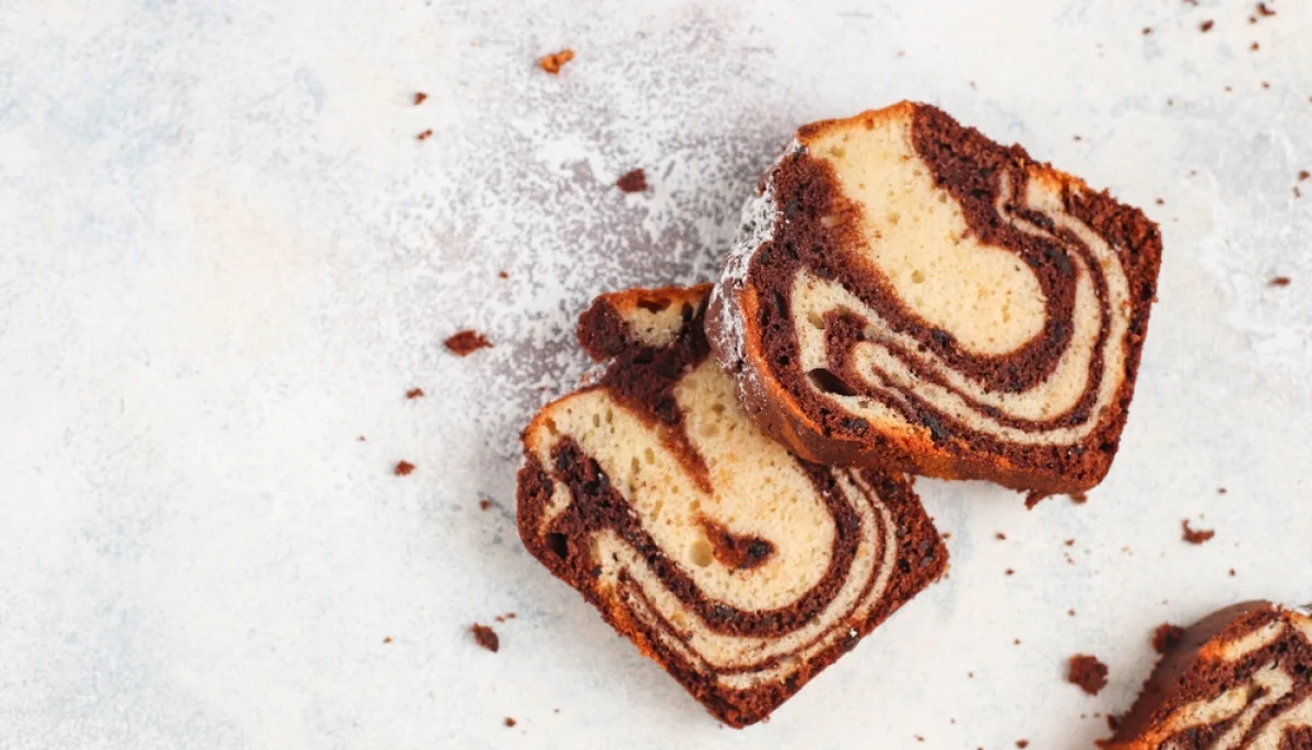 🍰 Cake marbré chocolat-vanille