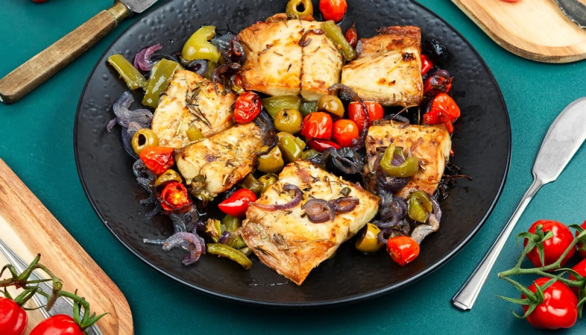 🐟 Filets de maquereau mijotés à la tomate et oignons