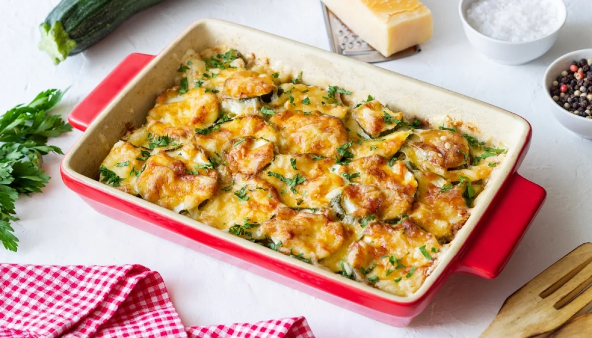 🥒 Gratin de courgettes d’hiver (courgettes surgelées)