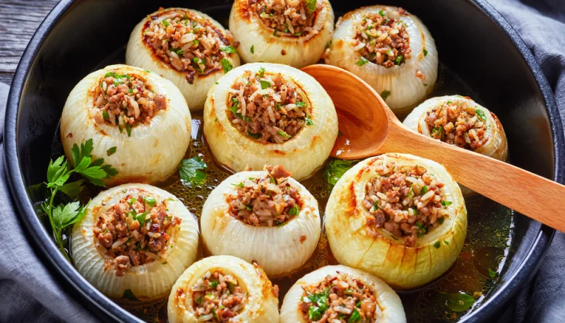 🧅 Oignons farcis au bœuf haché