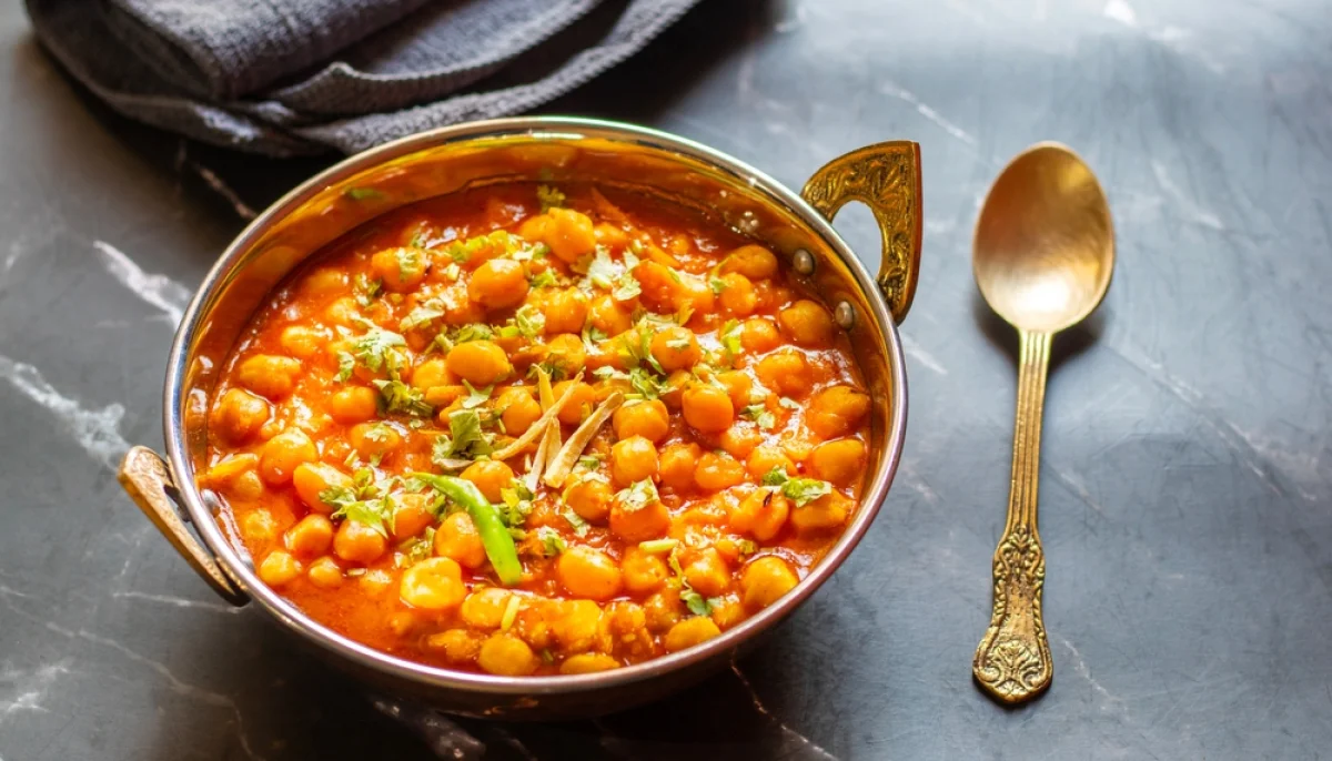 Ragoût de pois chiches et tomates