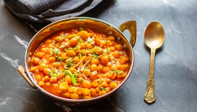 Ragoût de pois chiches et tomates