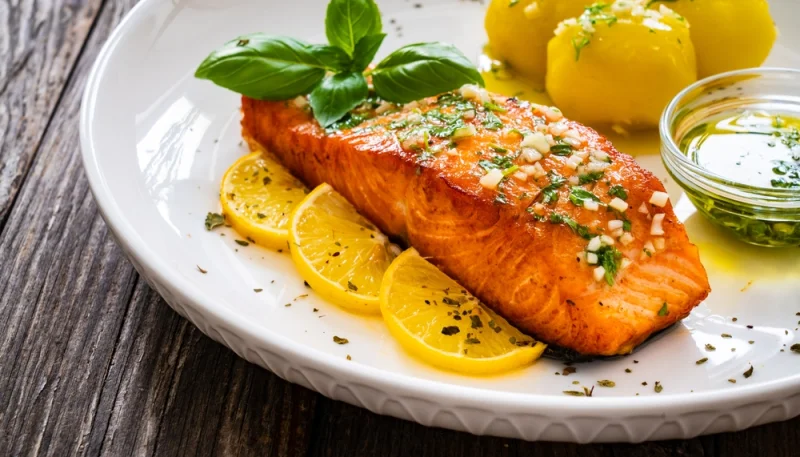 🍋 Saumon au four miel & citron