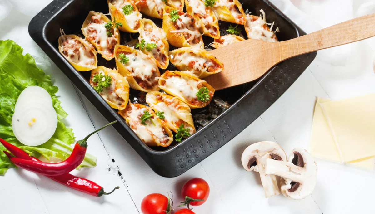 🍝 Conchiglioni farcis à la viande et gratinés