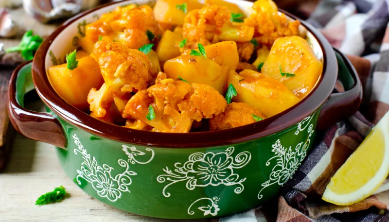 🌶️ Curry de chou-fleur et pommes de terre