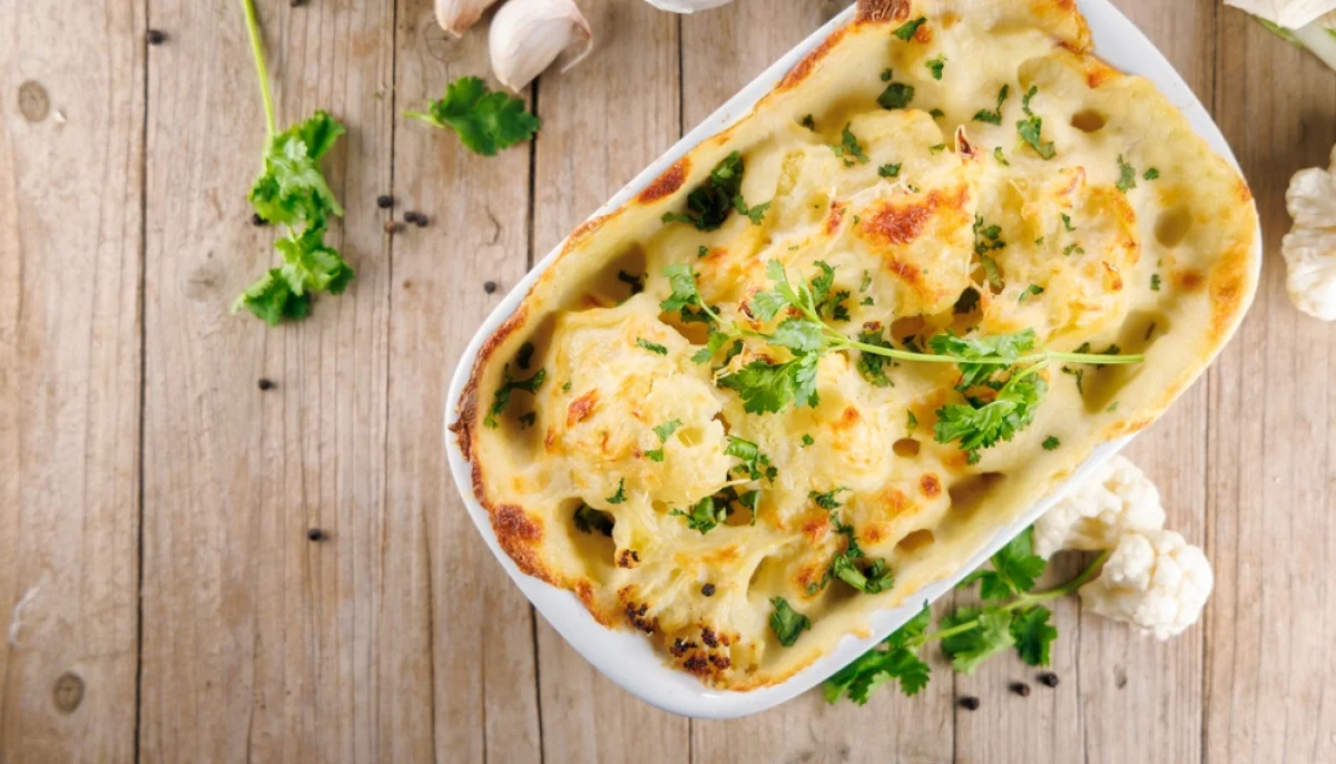 Gratin de chou-fleur facile et crémeux