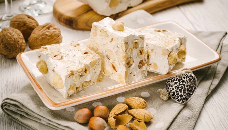 Nougat blanc maison