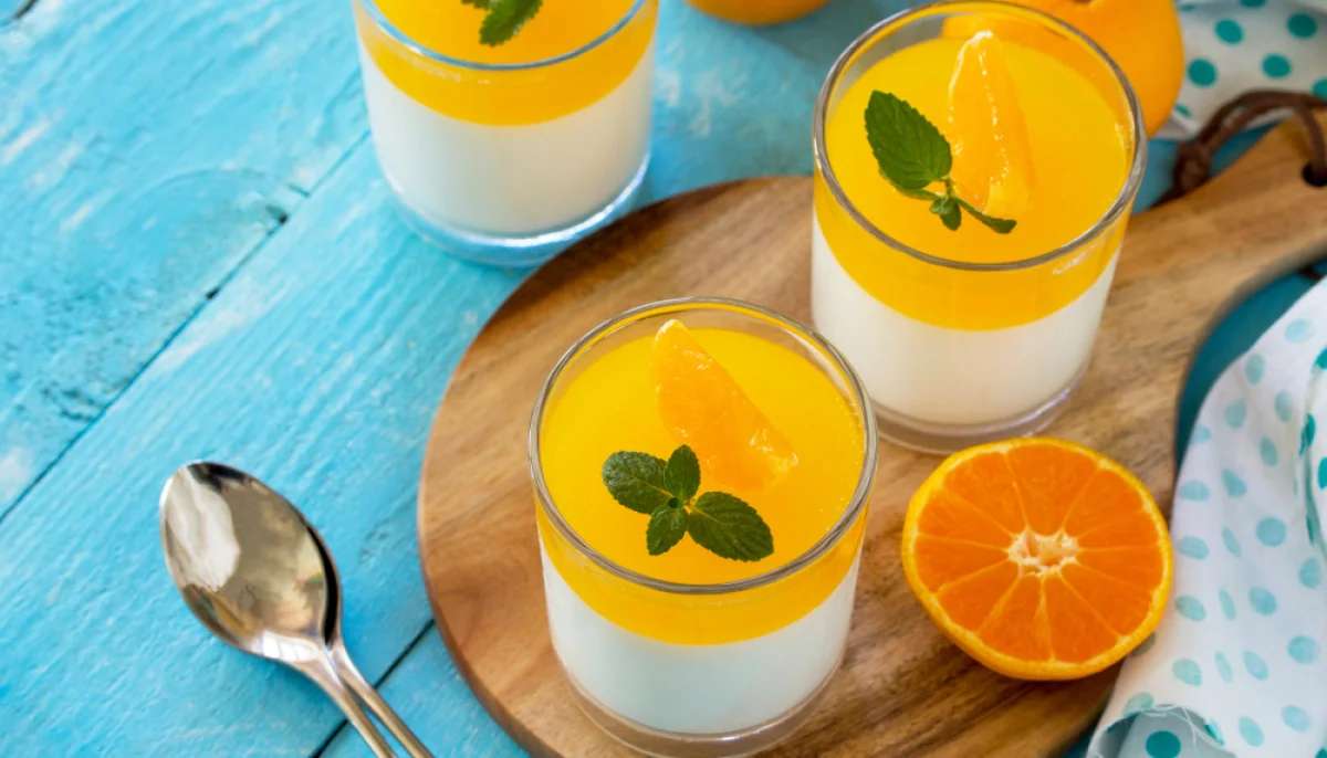 🍊Panna cotta à la clémentine