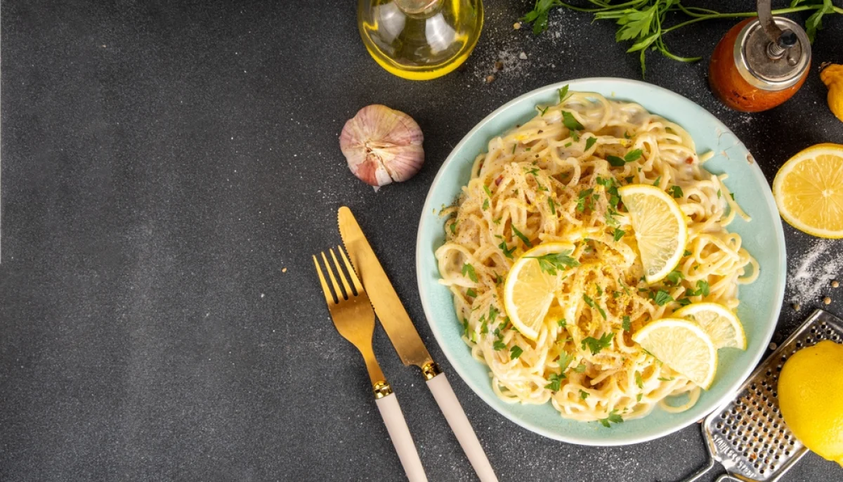 🍋Pâtes express crémeuses au citron