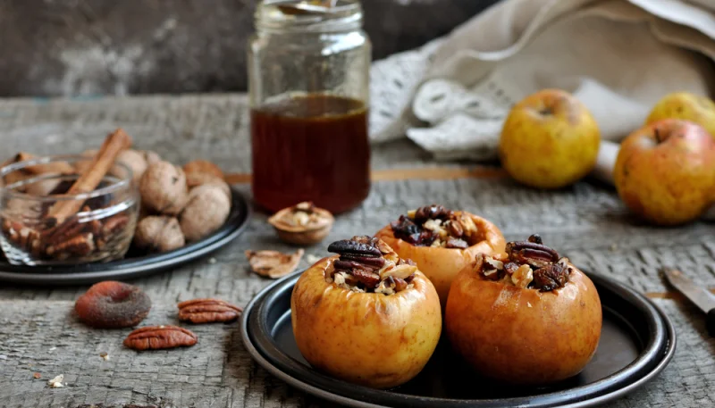 🍎Pomme au four au miel et aux épices