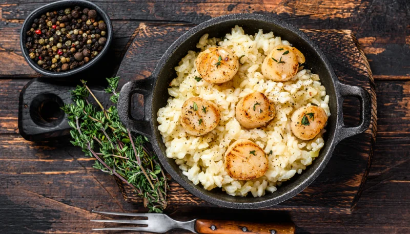 🍚Risotto aux Saint-Jacques