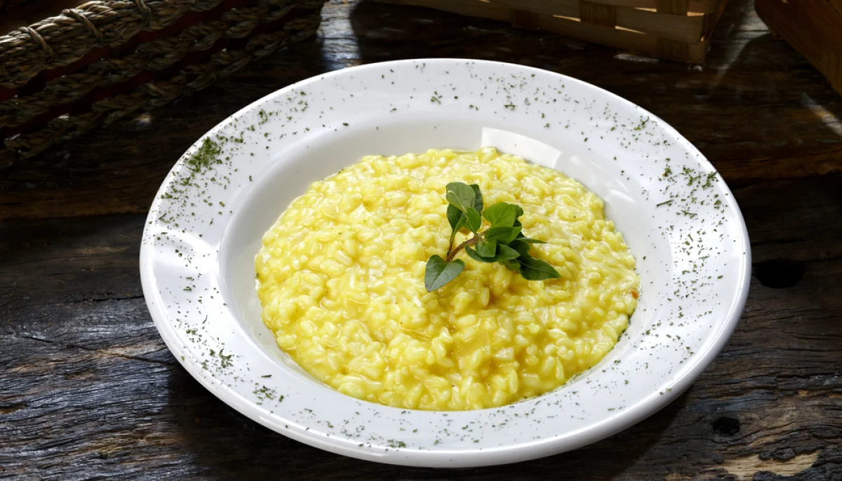 🍚Risotto crémeux au safran
