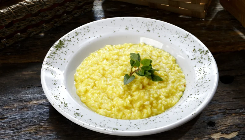 🍚Risotto crémeux au safran