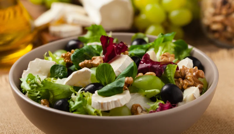🥗Salade de mâche, noix et fromage de chèvre