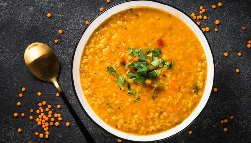 🥣Soupe de lentilles corail express