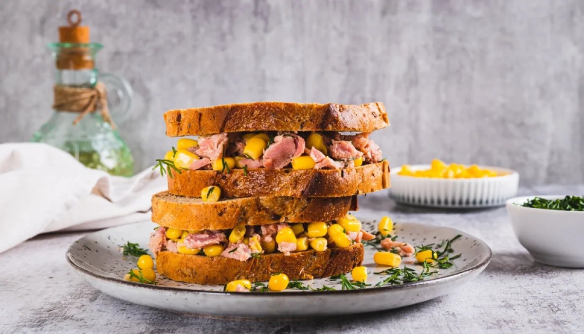 🥪Tartines express au thon & maïs