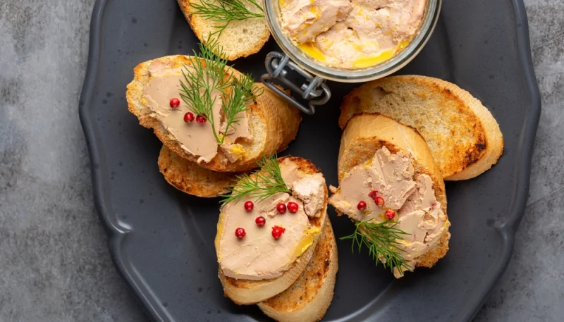 Toasts de foie gras express
