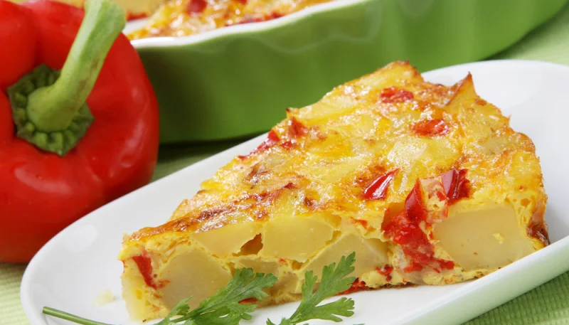 🌶️ Tortilla poivrons & pommes de terre