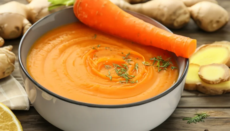 🥕Velouté de carottes au gingembre