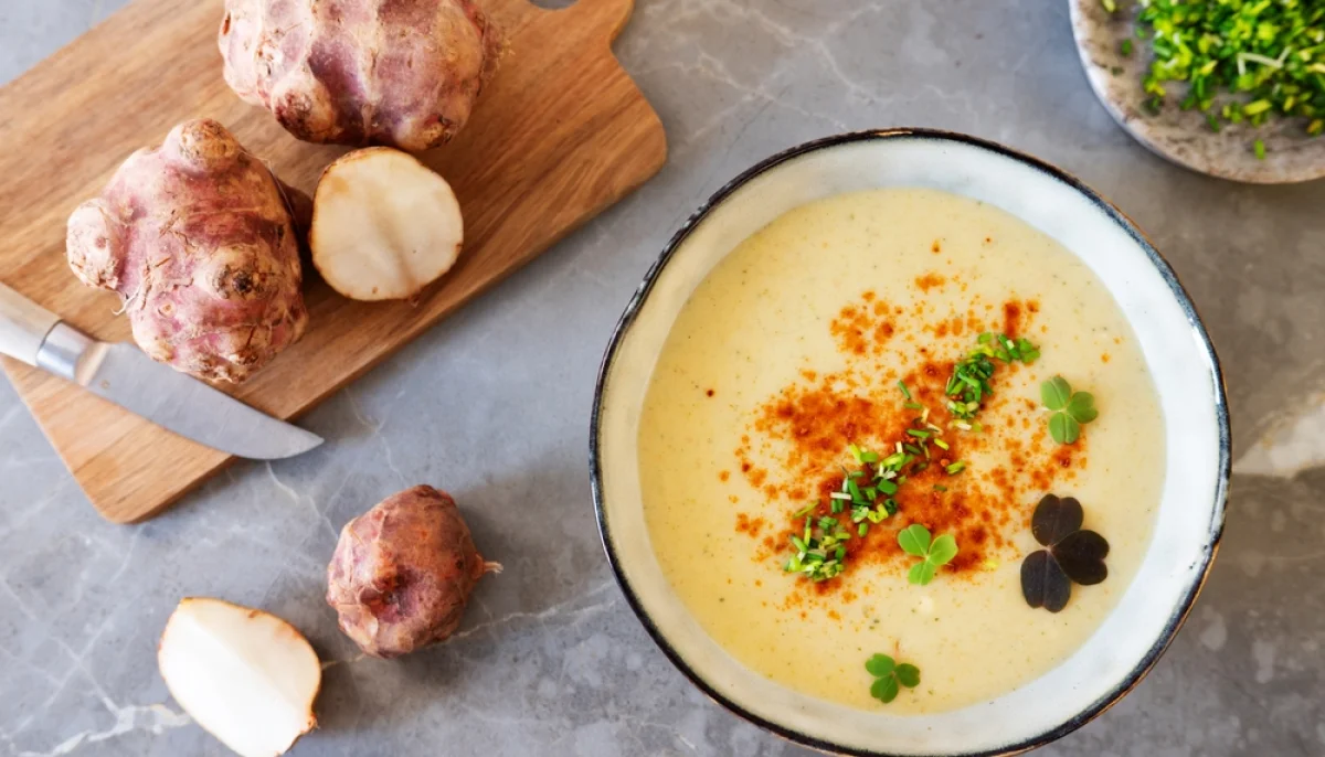 🥣Velouté de topinambours au parmesan