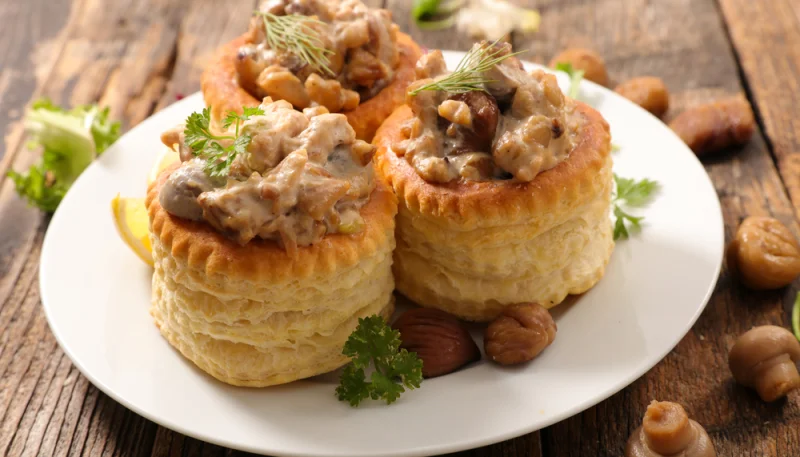 🍄 Vol-au-vent facile aux champignons