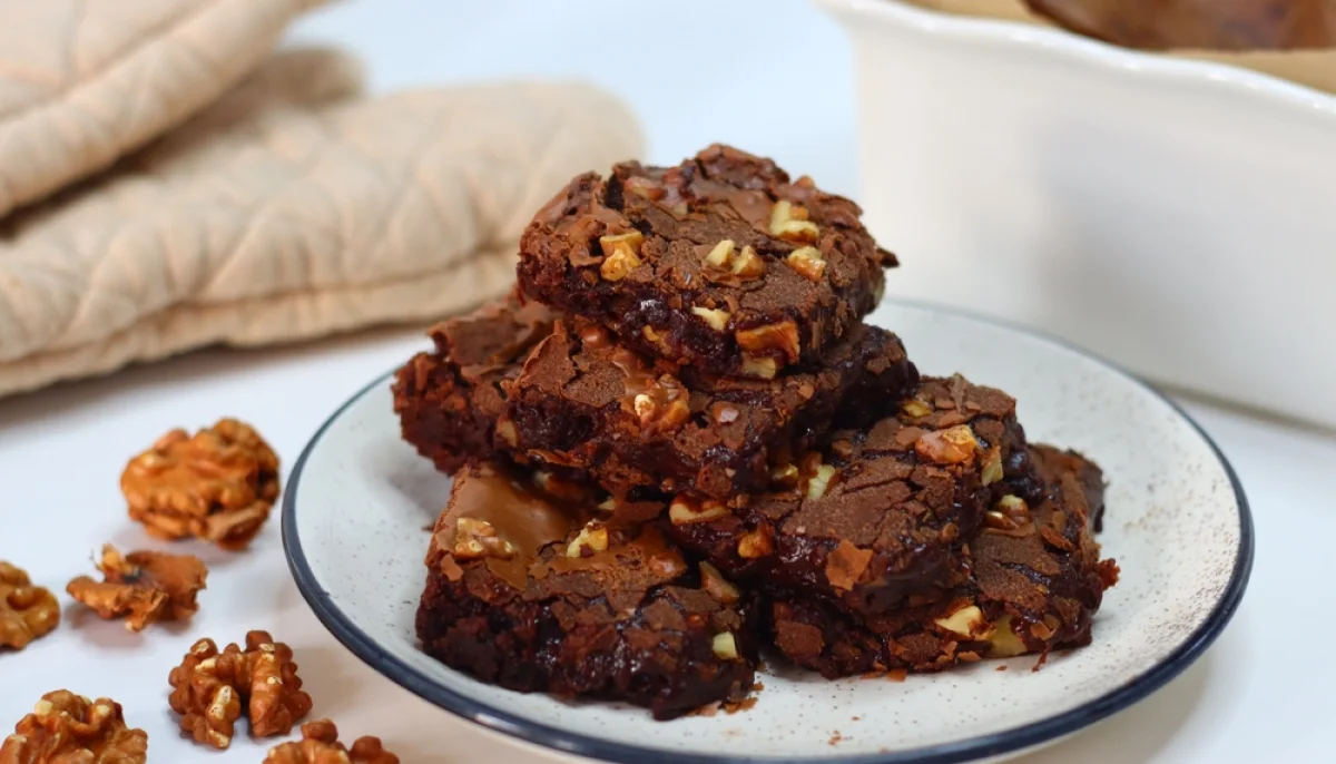 🍫Brownies fondants aux noix