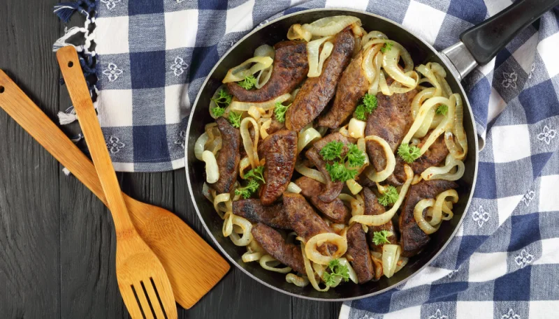 🥩Foie de veau aux oignons