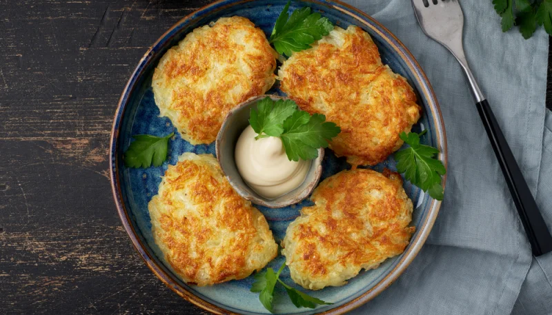 🥦Galettes de chou-fleur dorées au four